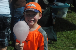 Holden Ford enjoys cotton candy at last year&#039;s event.