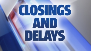 Closings and delays, Monday, October 10, 2016