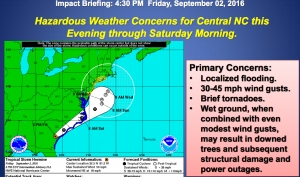 NWS says biggest Hermine concerns are tonight