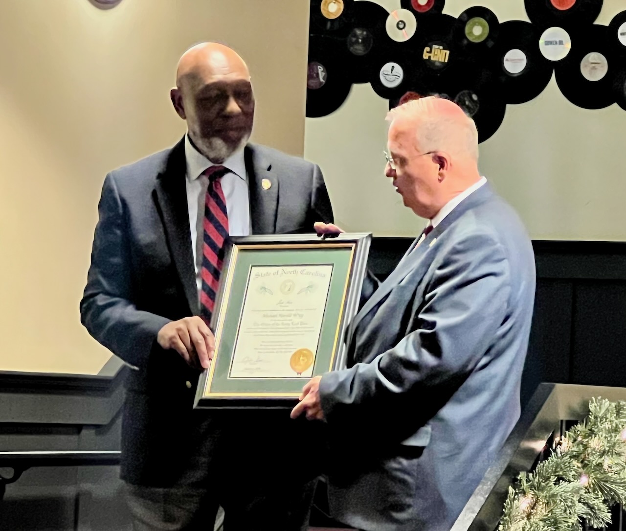 RRSpin As he kicks off campaign, Wray receives Order of the Long Leaf