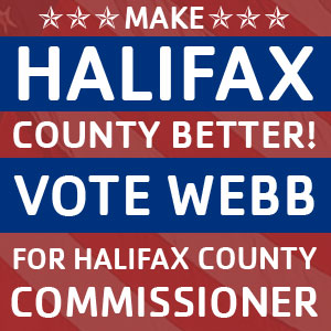 Webb for Halifax Commissioner