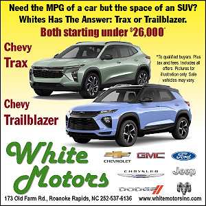 White Motors Chevy Trax and Trailblazer