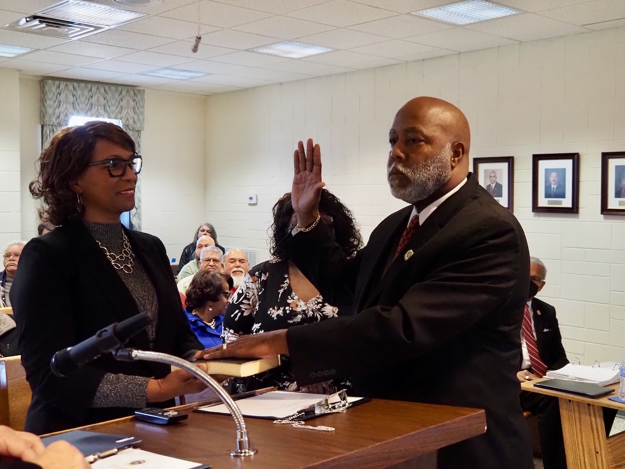 Webb, Davis make history as they take commissioners seats