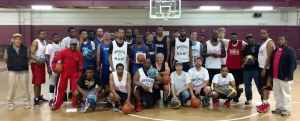 Adult basketball league donates to City recreation department